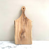 Sycamore wood rustic edge chopping board with handle