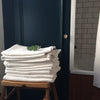 Stack Of Organic Waffleweave Cotton Towels From Aerende