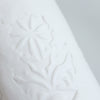 Porcelain tealight flower closeup
