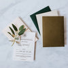 Aerende Gift Voucher With Foliage and Envelopes