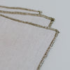 Contrast-edge Linen Napkin