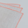 Contrast-edge Linen Napkin