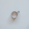 Stoneware mug from above