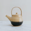 Handmade in the UK, Black Stripe Teapot, Social Enterprise Homewares