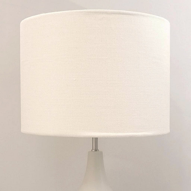 Cream linen lightshade