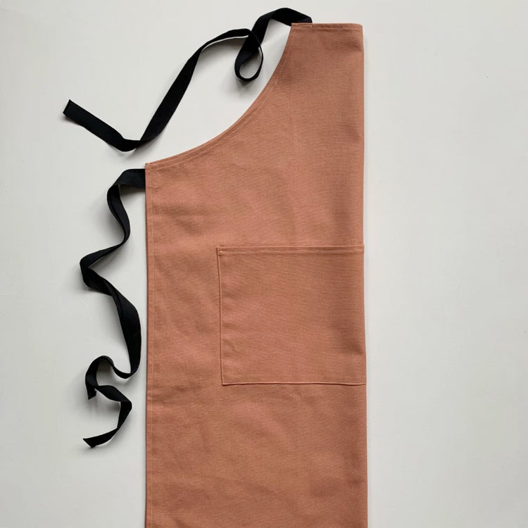 Organic Cotton Apron, Terracotta