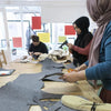 Making wool slippers