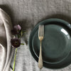 Stoneware plates, handmade in the UK