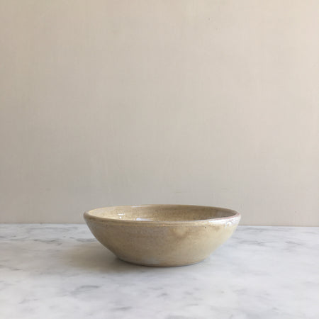 Stoneware Pasta Bowl, Cream