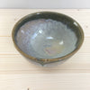 Small Stoneware Bowl, Olive Rim