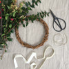 Making your own festive wreath with our handmade base